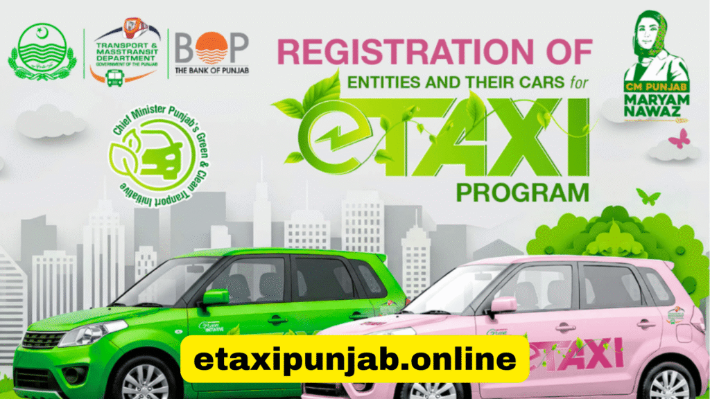 CM Punjab Green E-Taxi Scheme 2025 – A Bold New Opportunity for Youth